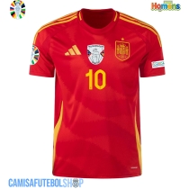 Camisa de time de futebol Espanha Dani Olmo #10 Replicas 1º Equipamento Europeu 2024 Manga Curta